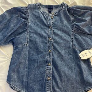 Denim Blue Button Down Shirt